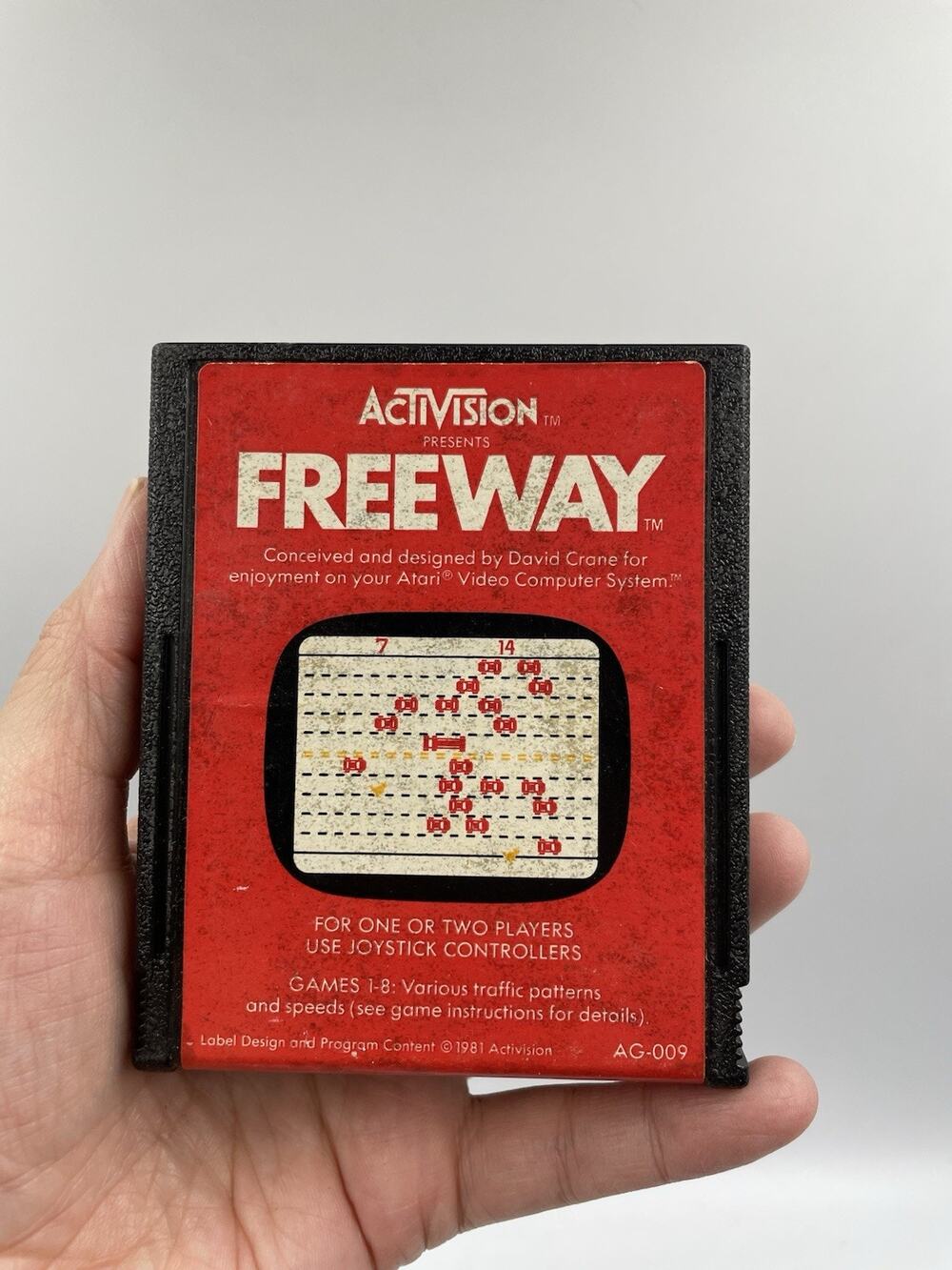 Freeway Game Cartridge Atari 2600 Tested Vintage 1981